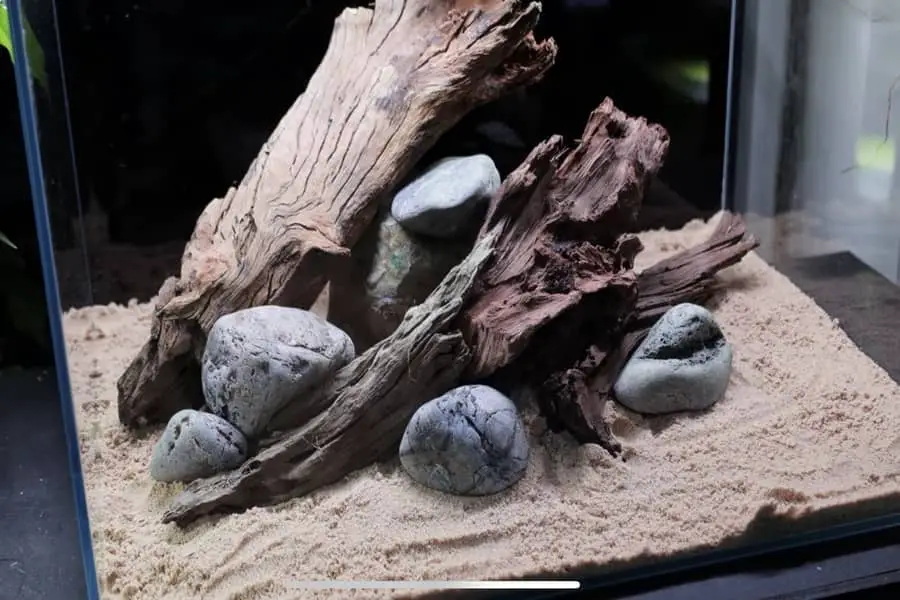 how to make driftwood sink faster